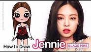 How to Draw Jennie | BlackPink Kpop