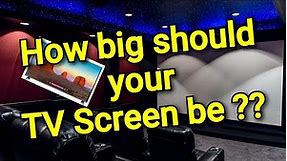 Ep. 13 - What Projector or TV size screen do you need? | Ultimate Home Theater| Home Theater Gurus