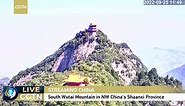 Live: Aerial view of South Wutai Mountain in northwest China's Shaanxi Province