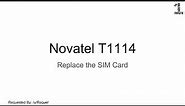 Verizon Novatel T1114: Replace SIM Card
