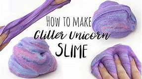 DIY Glitter Unicorn Slime