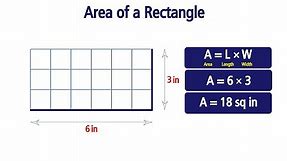 Area of a Rectangle. Grade 3