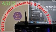 ASUS WIFI 6 Antenna Assembly Z690 - P Prime WIFI D4 motherboard and WIFI speed test. How fast is it?