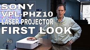First Look at Sony's New VPLPHZ10 WUXGA Laser Projector