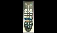 Original Sanyo GXCC TV Remote with Sub Channel, Input and Full Menu ElectronicAdventure.com