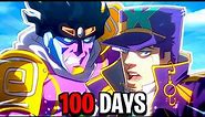 Spending 100 Days As Jotaro In Roblox JoJo!