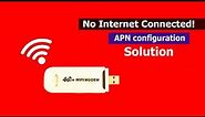 4G USB WIFI Modem no internet access Solution | 4G USB WIFI Modem APN configuration