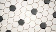 MSI Adelaide Hexagon Black and White Dot 10.16 in. x 11.71 in. Matte Porcelain Floor and Wall Tile (12.45 sq. ft./Case) ADELHEX-1HEXMC
