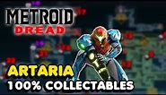 Metroid Dread - Artaria 100% All Collectable Locations Guide