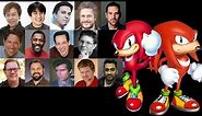 Video Game Voice Comparison- Knuckles The Echidna (Sonic)