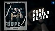 How To Make A Song Poster In Photoshop - Song Poster Design Tutorial - Sukh Dhiman