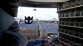 Inside Balcony Room on Oasis of the Seas Cruise Ship - Royal Caribbean (4K video)