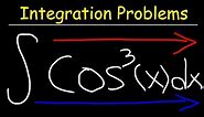 Integral of cos^3x