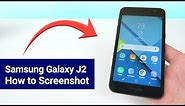 Samsung Galaxy J2 - How to Screenshot!