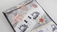 A shabby chic tablet case for you to sew! by Debbie Shore