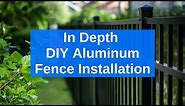 How To Install Aluminum Fence | DIY Aluminum Fence Installation | Complete Guide