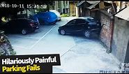 Hilarious yet painful to watch parking fails | Terrible drivers compilation