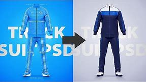 How to design Sports Tracksuits using a Photoshop Template