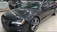 2013 Audi A8 - Oolong Grey Metallic - 21" Wheels and Rear Entertainment