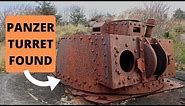 Panzer turrets and bunkers found in a field ! AMAZING !