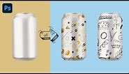 How to Create Beer can Mockup | Photoshop tutorial