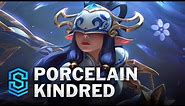 Porcelain Kindred Skin Spotlight - League of Legends