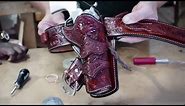 Leather Holster Making Western Cowboy Fast Draw Rig Andrews Custom Leather