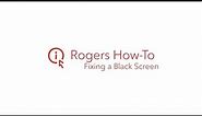 Fixing a Black TV Screen