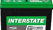 Interstate Batteries Group 51R Car Battery Replacement (MT-51R) 12V, 500 CCA, 24 Month Warranty, Replacement Automotive Battery for Cars, SUVs