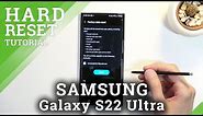 SAMSUNG Galaxy S22 Ultra Factory Reset / Delete All Data & Restore Default Settings