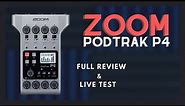 Zoom Podtrak P4 - REVIEW - Sound Just Like A Pro