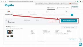 How to fill out the Customs declaration form