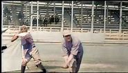 Shoeless Joe Jackson & Babe Ruth Swinging in Color | HD