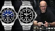 Rolex Deepsea Seadweller 126660 and Cameron D-Blue 116660 Watch Review | SwissWatchExpo