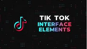 Tik Tok Interface Elements Motion Graphics Templates