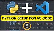 How To Setup Python in Visual Studio Code