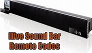 Ilive Sound Bar Remote Codes - Full Guide for Universal Remote Control