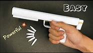 Making A Powerful PAPER GUN Pistol that shoots paper bullets |Paper Craft |How to make a Paper Gun