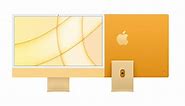 Yellow M1 iMac Gets Unboxed, Showing Its Color-Matched Accessories, Initial Performance Results and More