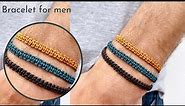 Easy & simple Bracelet for men. Square knot.@JyotisWorld