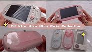 PS Vita Slim Kira Kira (Glitter) Case Collection 2021 - Ohimesama (Clear) and Pink