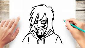 How to Draw Anime Jeff The Killer #Anime