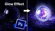 Glow effect crystal ball | Adobe Photoshop