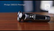 Philips S9000 Prestige electric shaver with Qi pad