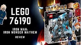 LEGO 76190 - Iron Man: Iron Monger Mayhem - Review