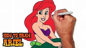 How to Draw Ariel | The Little Mermaid