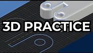 Autocad - Complete exercises to model in 3D