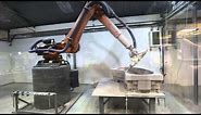 Kuka KR120 6 axis CNC robot in action