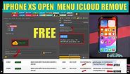 Iphone XS Icloud Remove Open Menu Permanent With Unlocktool 100% Tested Solution#iphone