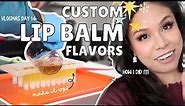 Create YOUR OWN LIP BALM FLAVOR! Our lip balm flavor inspirations… | vlogmas day 14